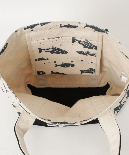 PENDLETON(ペンドルトン)の「【PE3】【PENDLETON/ペンドルトン】Salmon Pattern CANVAS MINI TOTE PDT-000-261015(トートバッグ・メンズ・ブルー/ブラック・FREE)」の6枚目の写真