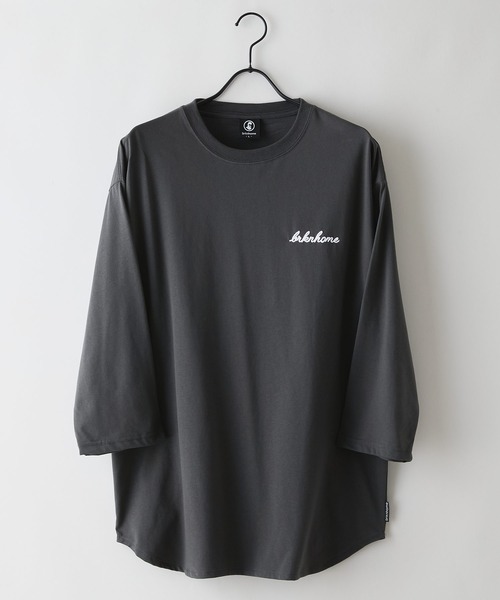 brknhome(ブロークンホーム)の「【BRKNHOME/ブロークンホーム】×【ZERO STAIN/ゼロステイン】コラボ 7分袖 裾ラウンド クルーネック ベースボール Tシャツ(Tシャツ/カットソー・メンズ・オフホワイト/ホワイト/スミクロ・MEDIUM/LARGE)」の11枚目の写真