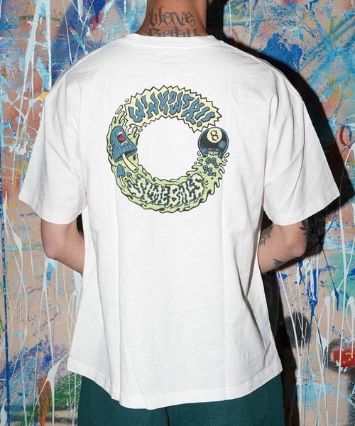 SANTA CRUZ(サンタクルーズ)の「【ムラサキスポーツ限定】SANTA CRUZ サンタクルーズ 半袖 Tシャツ WINKOWSKI VOMITS SS TEE 502263408(Tシャツ/カットソー・メンズ・ホワイト/ブラック・XL/L/M)」の1枚目の写真