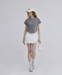 レギュラーフィットピグ半袖Tシャツチャコール