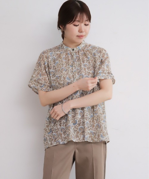 NOMBRE IMPAIR（ノンブルアンペール）の「アザミPT　フレンチブラウス（シャツ/ブラウス・レディース・ブラウン/ピンク・FREE）」の18枚目の写真