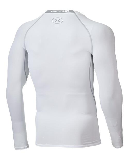 UNDER ARMOUR(アンダーアーマー)の「UAヒートギアアーマー ロングスリーブ シャツ(トレーニング/メンズ)(Tシャツ/カットソー・メンズ・グレー系その他・S/XL/3XL/2XL/L/M)」の2枚目の写真