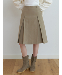 THEMITTEN（ザ・ミトン）の「Hound cotton skirt (olive beige)（スカート）」