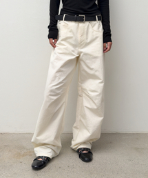 DIAGONAL（ダイアゴナル）の「CURVED STURDY TROUSERS (cream)（その他パンツ）」