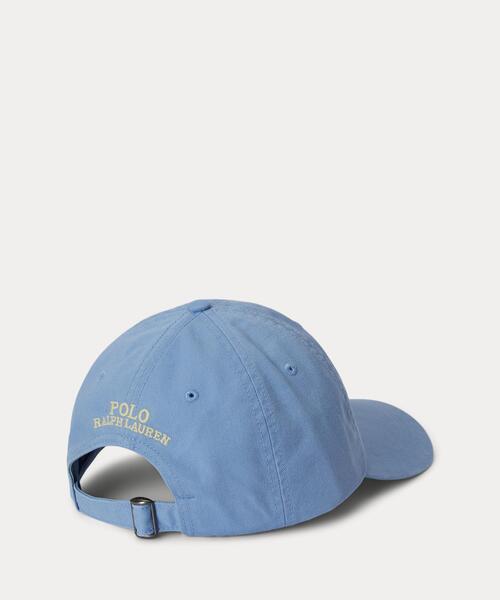 POLO RALPH LAUREN(ポロ ラルフ ローレン)の「ロングビル ウォッシュド ツイル キャップ(キャップ・メンズ・ブルー系2・ONE)」の5枚目の写真