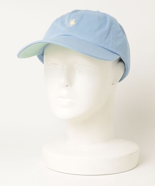 POLO RALPH LAUREN(ポロ ラルフ ローレン)の「ロングビル ウォッシュド ツイル キャップ(キャップ・メンズ・ブルー系2・ONE)」の3枚目の写真