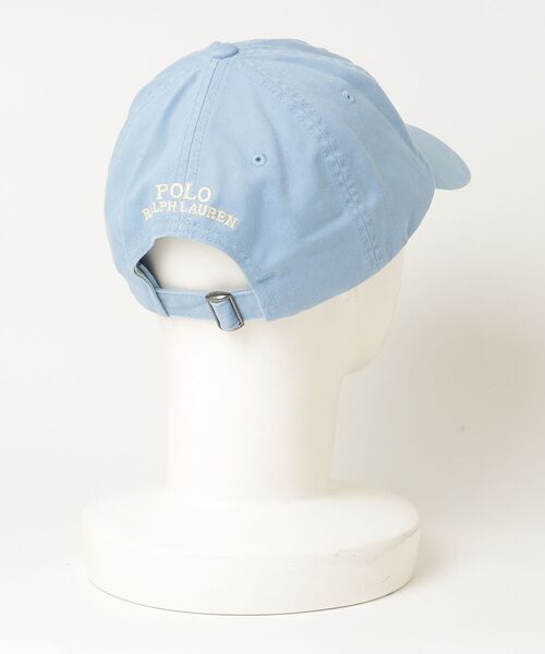 POLO RALPH LAUREN(ポロ ラルフ ローレン)の「ロングビル ウォッシュド ツイル キャップ(キャップ・メンズ・ブルー系2・ONE)」の2枚目の写真