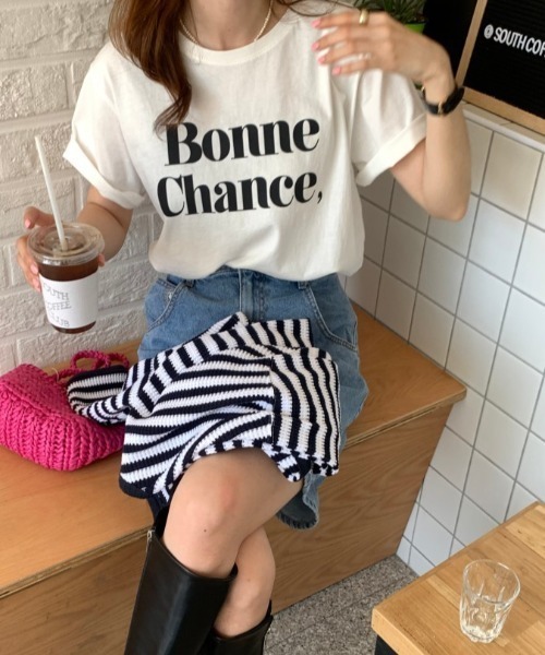 FREE STYLISTS(フリー スタイリスト)の「YUGA_YGMC Korean stylelogo t-shirt(Tシャツ/カットソー・レディース・ブラック/ピンク/レッド・FREE)」の18枚目の写真