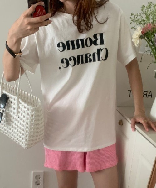 FREE STYLISTS(フリー スタイリスト)の「YUGA_YGMC Korean stylelogo t-shirt(Tシャツ/カットソー・レディース・ブラック/ピンク/レッド・FREE)」の15枚目の写真