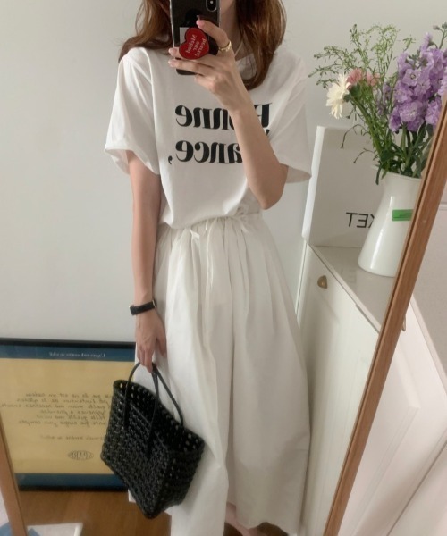 FREE STYLISTS(フリー スタイリスト)の「YUGA_YGMC Korean stylelogo t-shirt(Tシャツ/カットソー・レディース・ブラック/ピンク/レッド・FREE)」の11枚目の写真