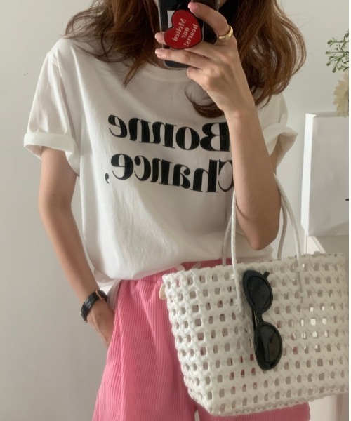 FREE STYLISTS(フリー スタイリスト)の「YUGA_YGMC Korean stylelogo t-shirt(Tシャツ/カットソー・レディース・ブラック/ピンク/レッド・FREE)」の16枚目の写真