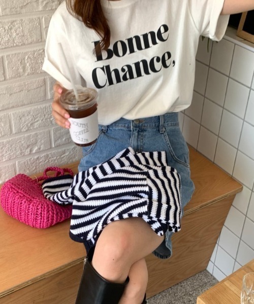 FREE STYLISTS(フリー スタイリスト)の「YUGA_YGMC Korean stylelogo t-shirt(Tシャツ/カットソー・レディース・ブラック/ピンク/レッド・FREE)」の19枚目の写真