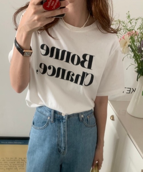 FREE STYLISTS(フリー スタイリスト)の「YUGA_YGMC Korean stylelogo t-shirt(Tシャツ/カットソー・レディース・ブラック/ピンク/レッド・FREE)」の22枚目の写真