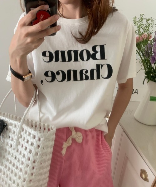 FREE STYLISTS(フリー スタイリスト)の「YUGA_YGMC Korean stylelogo t-shirt(Tシャツ/カットソー・レディース・ブラック/ピンク/レッド・FREE)」の17枚目の写真