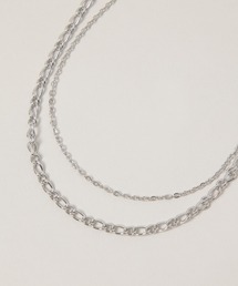 RAGEBLUE（レイジブルー）の「Stainless Double Chain Necklace / ス/テンレスダブルチェーンブレスレット（ネックレス）」