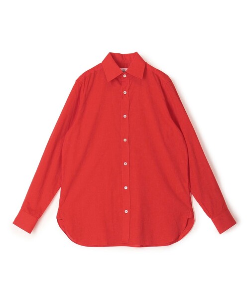 TOMORROWLAND (トゥモローランド)の「Sebline WORK SHIRT(シャツ/ブラウス・レディース・レッド・M/S)」の1枚目の写真
