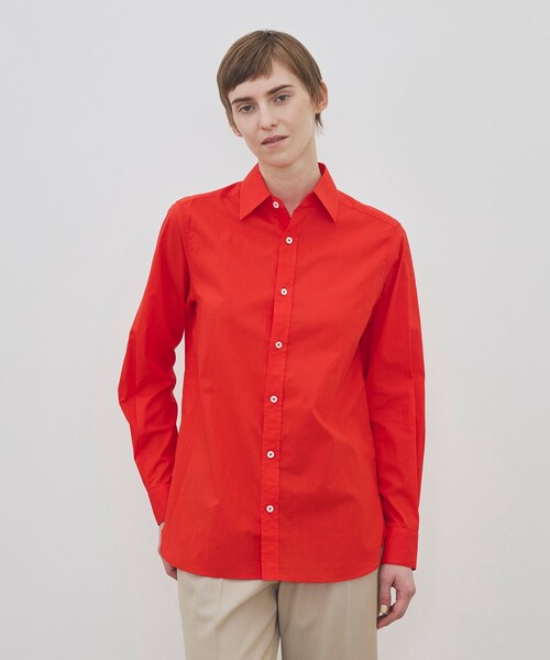 TOMORROWLAND (トゥモローランド)の「Sebline WORK SHIRT(シャツ/ブラウス・レディース・レッド・M/S)」の3枚目の写真