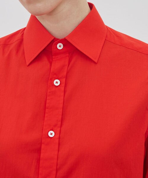 TOMORROWLAND (トゥモローランド)の「Sebline WORK SHIRT(シャツ/ブラウス・レディース・レッド・M/S)」の6枚目の写真