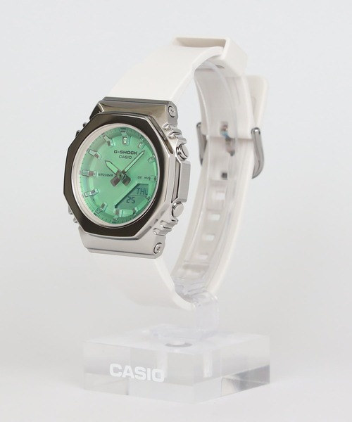 G-SHOCK(ジーショック)の「GM-S2110シリーズ / GM-S2110SR-7AJF(アナログ腕時計・レディース・ホワイト×グリーン・FREE)」の16枚目の写真