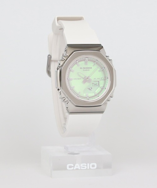 G-SHOCK(ジーショック)の「GM-S2110シリーズ / GM-S2110SR-7AJF(アナログ腕時計・レディース・ホワイト×グリーン・FREE)」の15枚目の写真