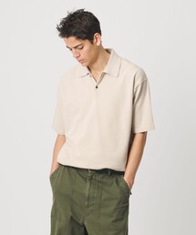 BEAUTY&YOUTH UNITED ARROWS（ビューティーアンドユースユナイテッドアローズ）の「KNITEE クリンプコットン ニット ポロシャツ ウォッシャブル（ポロシャツ）」