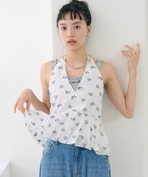 mystic | フラワーホルターブラウス(シャツ/ブラウス)