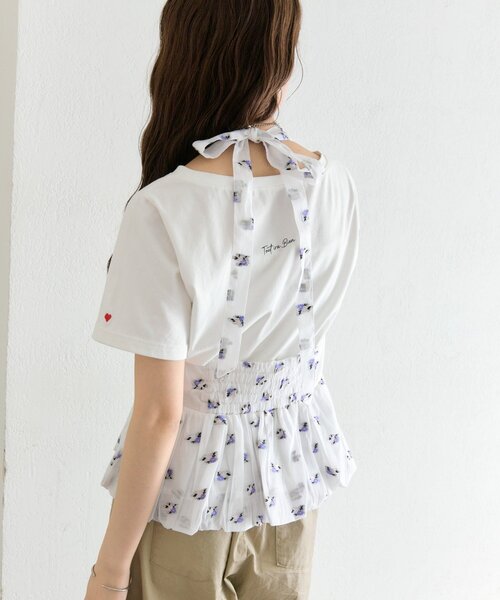 mystic（ミスティック）の「フラワーホルターブラウス（シャツ/ブラウス・レディース・ブラック/オフホワイト・FREE）」の20枚目の写真