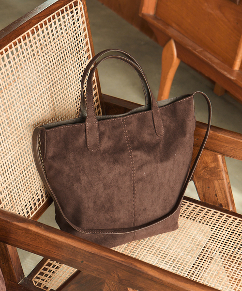 OSKR(オーエスケーアール)の「OSKR / オーエスケーアール ex 2WAY MEDIUM TOTE BAG(トートバッグ・メンズ・ブラウン/ブラック・FREE)」の5枚目の写真