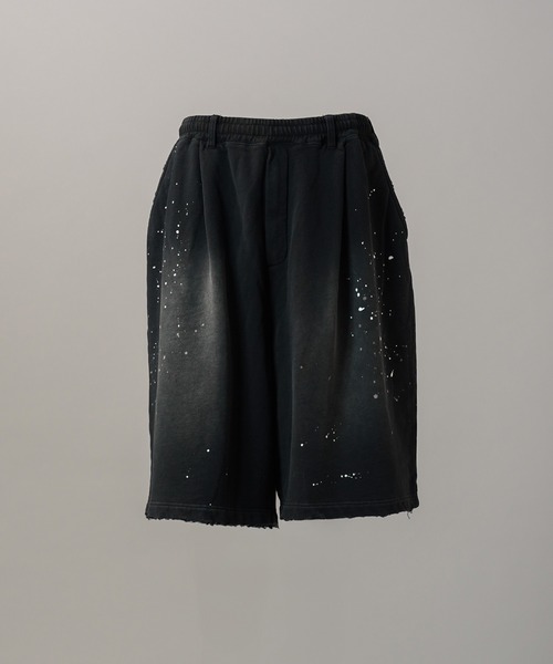 MAISON SPECIAL(メゾンスペシャル)の「《UNISEX》Destroy Damage Prime-Wide Sweat Shorts/デストロイダメージプライムワイドスウェットショーツ【MAISON SPECIAL/メゾンスペシャル】(スウェットパンツ・メンズ・パープル/ホワイト/ピンク/ブラック・0/1/2)」の12枚目の写真