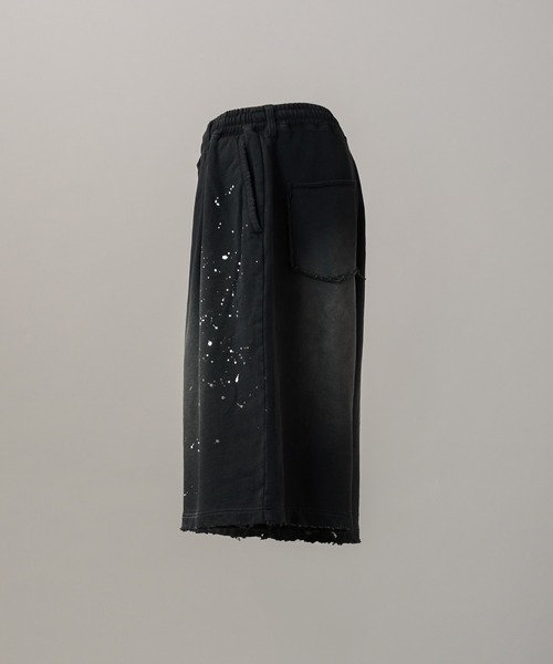 MAISON SPECIAL(メゾンスペシャル)の「《UNISEX》Destroy Damage Prime-Wide Sweat Shorts/デストロイダメージプライムワイドスウェットショーツ【MAISON SPECIAL/メゾンスペシャル】(スウェットパンツ・メンズ・パープル/ホワイト/ピンク/ブラック・0/1/2)」の13枚目の写真