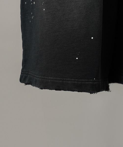 MAISON SPECIAL(メゾンスペシャル)の「《UNISEX》Destroy Damage Prime-Wide Sweat Shorts/デストロイダメージプライムワイドスウェットショーツ【MAISON SPECIAL/メゾンスペシャル】(スウェットパンツ・メンズ・パープル/ホワイト/ピンク/ブラック・0/1/2)」の18枚目の写真