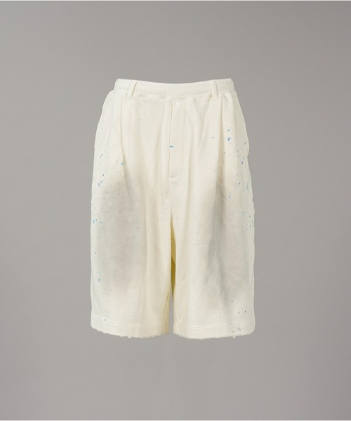 MAISON SPECIAL(メゾンスペシャル)の「《UNISEX》Destroy Damage Prime-Wide Sweat Shorts/デストロイダメージプライムワイドスウェットショーツ【MAISON SPECIAL/メゾンスペシャル】(スウェットパンツ・メンズ・パープル/ホワイト/ピンク/ブラック・0/1/2)」の22枚目の写真