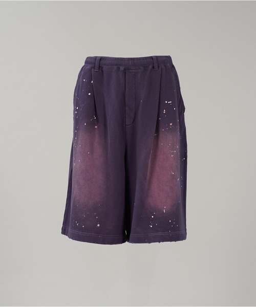 MAISON SPECIAL(メゾンスペシャル)の「《UNISEX》Destroy Damage Prime-Wide Sweat Shorts/デストロイダメージプライムワイドスウェットショーツ【MAISON SPECIAL/メゾンスペシャル】(スウェットパンツ・メンズ・パープル/ホワイト/ピンク/ブラック・0/1/2)」の21枚目の写真