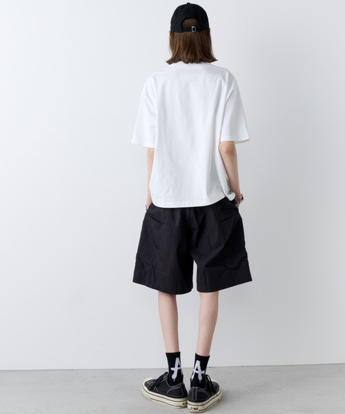 AIVER（アイバー）の「AIVER　30/2ウォッシュ天竺ガゼットポケットコンパクトS/S TEE（Tシャツ/カットソー・メンズ・ブラック/チャコールグレー/ホワイト・SMALL/MEDIUM/LARGE）」の15枚目の写真