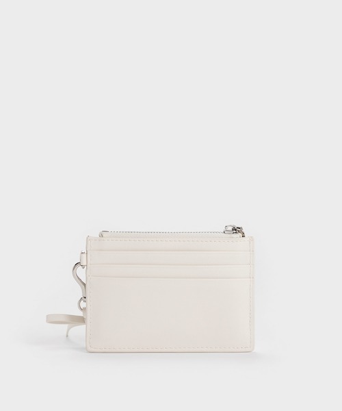 CHARLES & KEITH(チャールズ & キース)の「Hazel ヘーゼル ボウパネル カードホルダー(カードケース・レディース・ピンク系その他3/スミクロ/クリーム・XXS)」の7枚目の写真
