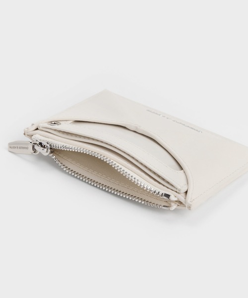 CHARLES & KEITH(チャールズ & キース)の「Hazel ヘーゼル ボウパネル カードホルダー(カードケース・レディース・ピンク系その他3/スミクロ/クリーム・XXS)」の9枚目の写真