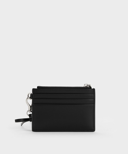 CHARLES & KEITH(チャールズ & キース)の「Hazel ヘーゼル ボウパネル カードホルダー(カードケース・レディース・ピンク系その他3/スミクロ/クリーム・XXS)」の12枚目の写真
