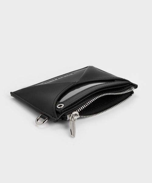 CHARLES & KEITH(チャールズ & キース)の「Hazel ヘーゼル ボウパネル カードホルダー(カードケース・レディース・ピンク系その他3/スミクロ/クリーム・XXS)」の14枚目の写真
