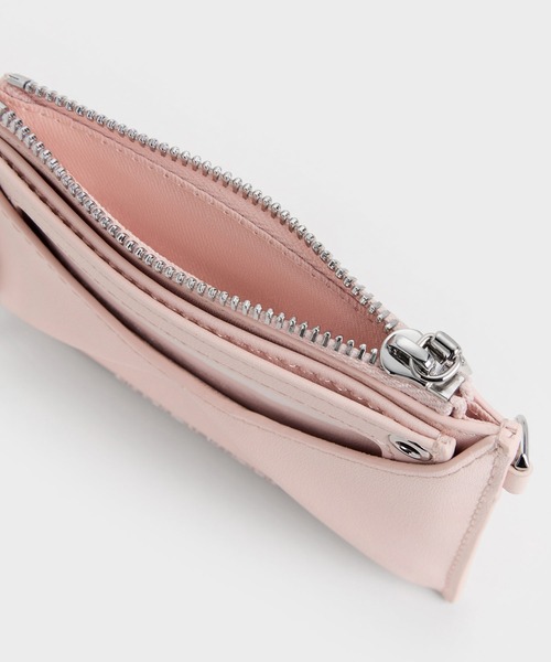 CHARLES & KEITH(チャールズ & キース)の「Hazel ヘーゼル ボウパネル カードホルダー(カードケース・レディース・ピンク系その他3/スミクロ/クリーム・XXS)」の20枚目の写真