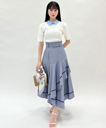 WILLSELECTION（ウィルセレクション）の「ベルト付きハンカチヘムスカート（スカート）」