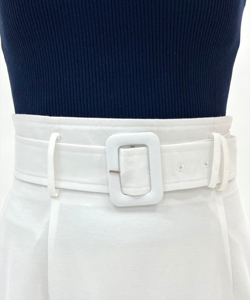 WILLSELECTION（ウィルセレクション）の「ベルト付きハンカチヘムスカート（スカート・レディース・ブルー/レッド/ホワイト系その他/オフホワイト・FREE）」の9枚目の写真