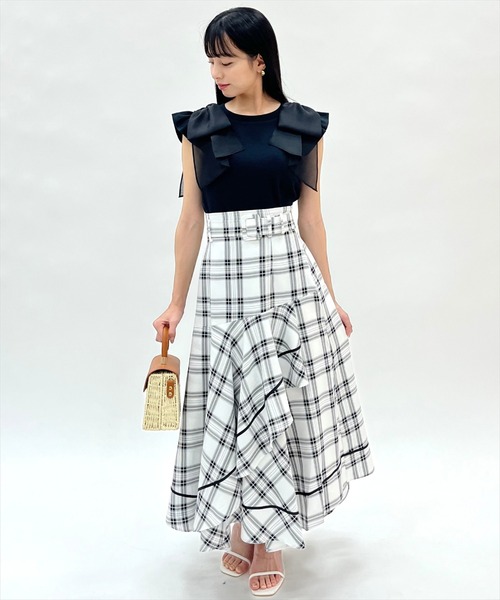 WILLSELECTION（ウィルセレクション）の「ベルト付きハンカチヘムスカート（スカート・レディース・ブルー/レッド/ホワイト系その他/オフホワイト・FREE）」の17枚目の写真