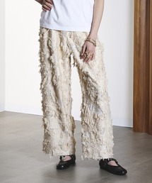 ROSE BUD | (CREOLME)FRINGE JACQUARD PANTS(その他パンツ)