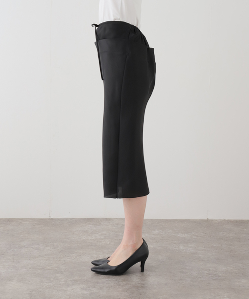EDIT. FOR LULU（エディットフォールル）の「【GIA STUDIOS/ジア ストゥディオス】LANKY SILK SKIRT（スカート・レディース・ブラック・36/34）」の11枚目の写真