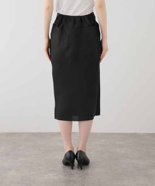 EDIT. FOR LULU（エディットフォールル）の「【GIA STUDIOS/ジア ストゥディオス】LANKY SILK SKIRT（スカート・レディース・ブラック・36/34）」の12枚目の写真