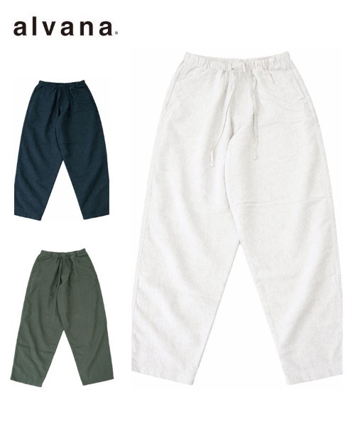 STYLISE（スタイライズ）の「【alvana】LINEN OVER EASY PANTS / 3カラー [ALV-00109]（その他パンツ・メンズ・カーキ/ネイビー/ホワイト・M）」の12枚目の写真
