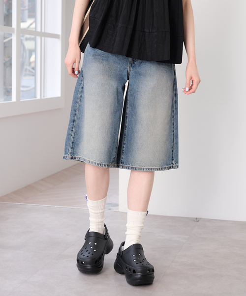 U by SPICK&SPAN(ユーバイスピックアンドスパン)の「LEVI'S/リーバイス SUPER BAGGY JORT(その他パンツ・レディース・ブルー/ブラック系その他・25/26/27)」の13枚目の写真