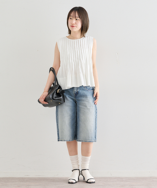 U by SPICK&SPAN(ユーバイスピックアンドスパン)の「LEVI'S/リーバイス SUPER BAGGY JORT(その他パンツ・レディース・ブルー/ブラック系その他・25/26/27)」の20枚目の写真