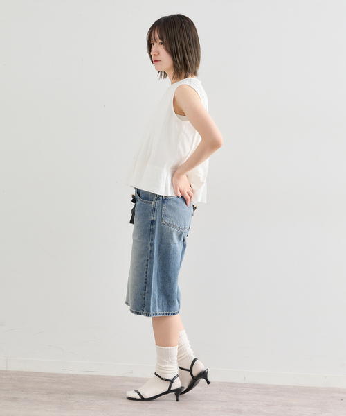 U by SPICK&SPAN(ユーバイスピックアンドスパン)の「LEVI'S/リーバイス SUPER BAGGY JORT(その他パンツ・レディース・ブルー/ブラック系その他・25/26/27)」の21枚目の写真