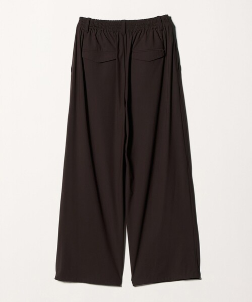 UNITED ARROWS(ユナイテッドアローズ)の「ジャージー タック ワイドパンツ ‐ウォッシャブル‐(スラックス・レディース・ターコイズブルー系/ブラック/ダークブラウン/ネイビー・38/36)」の20枚目の写真